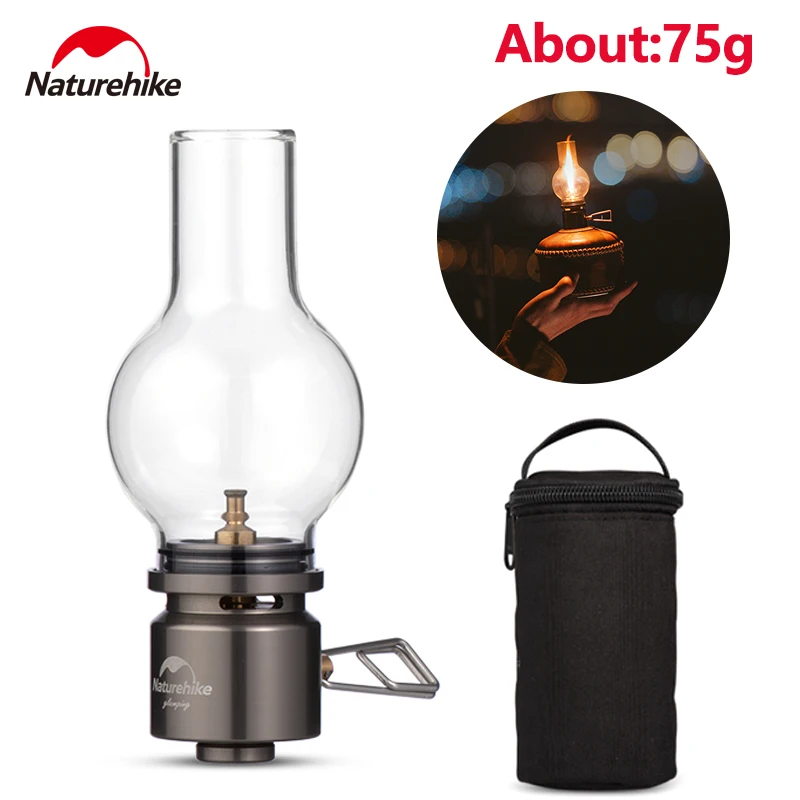 

Naturehike Camping Gas Tank Lamp Outdoor Adjustable Brightness Portable Air Tank Energy Conservation Lamp Ultralight Retro Light