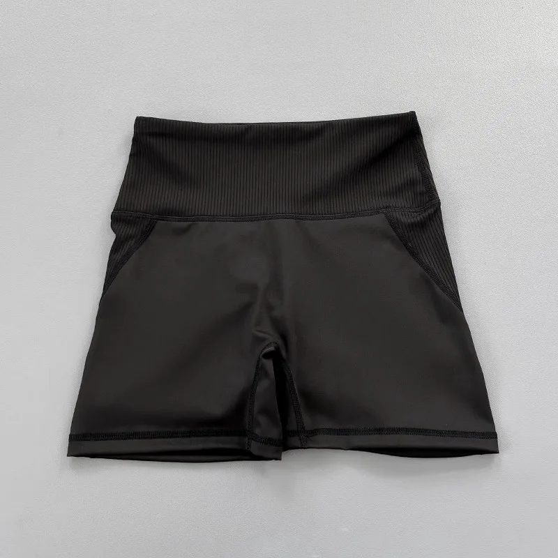 Pantaloni sportivi a tre quarti nudi da donna estivi da corsa all'aperto pantaloncini fitness ad asciugatura rapida pantaloni da yoga a vita alta