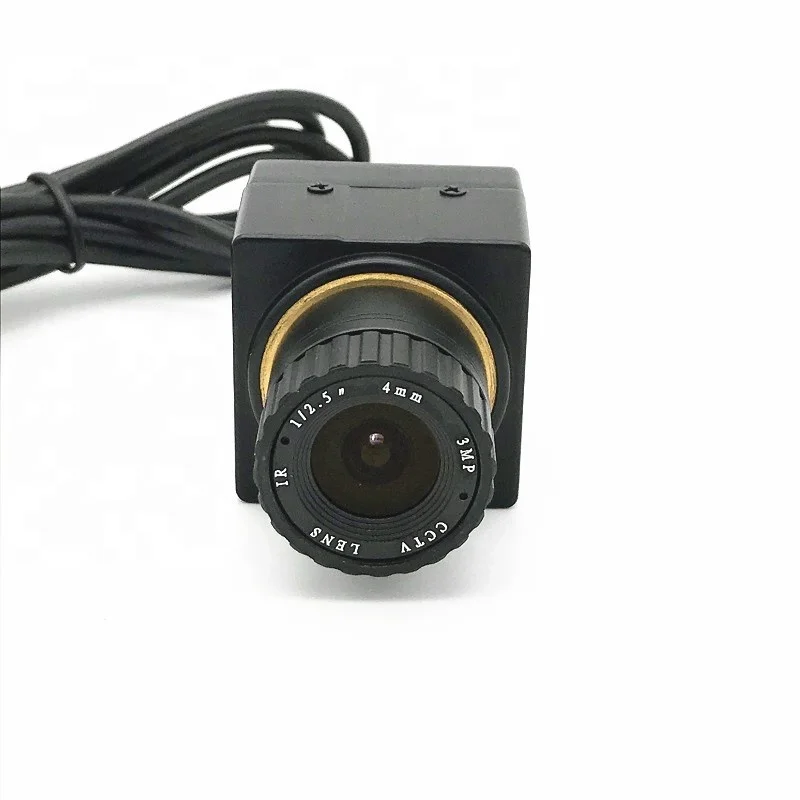 4MM CS Mount Lens Mini Box 2MP 1080P H264 High Speed USB 2.0 Camera IMX290 Aluminum Alloy Case Plug&Play OTG Indoor Outdoor