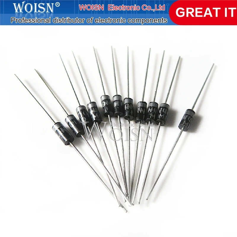 50PCS Chipset 1N4001 IN4001 DO-41 Inline Rectifier Diode