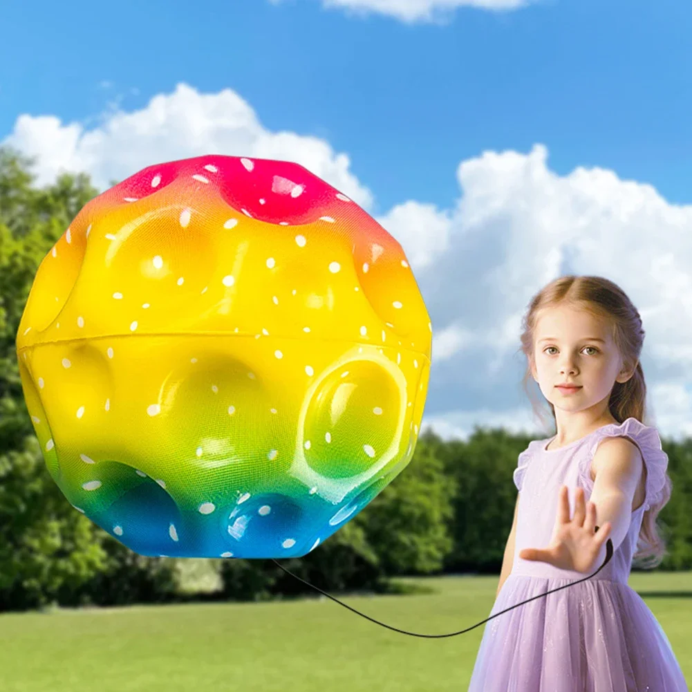 ลูกบอลยางรีบาวด์แบบมีสายรัดข้อมือ สำหรับออกกำลังกายข้อมือหรือเล่นสนุก เหมาะสำหรับวัยรุ่นและผู้ใหญ่