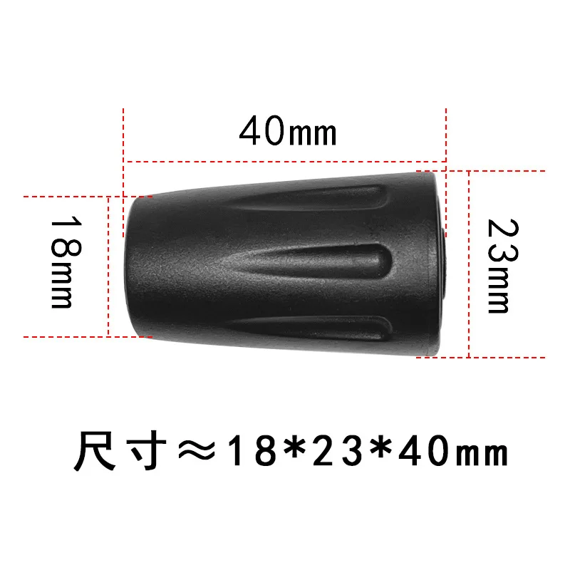 2 قطعة ملحقات عمود تسلق الجبال غطاء للقدم المستديرة غطاء مطاطي مادة PVC القديمة L2 #2