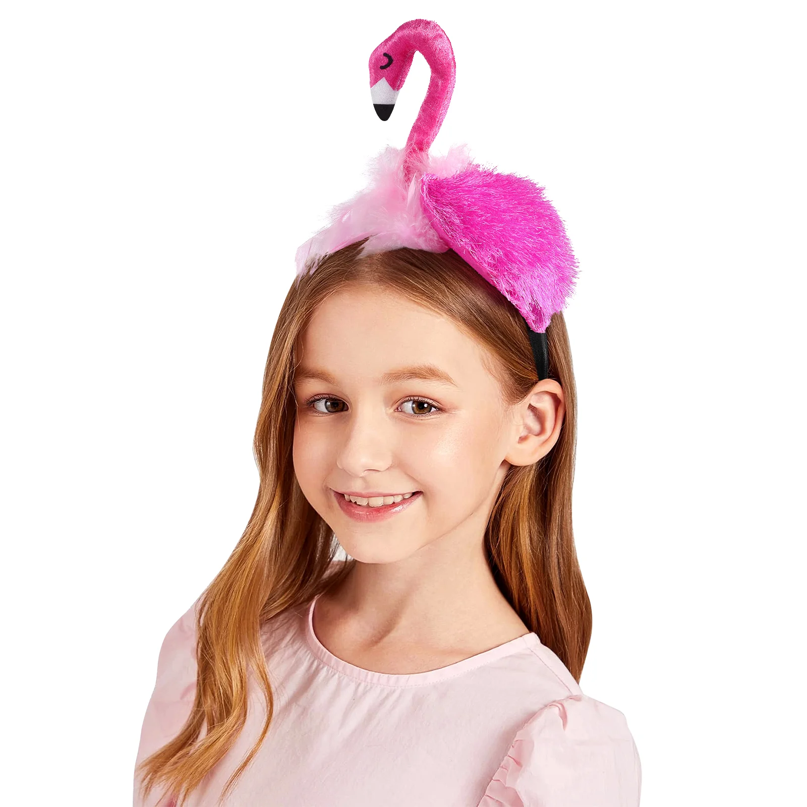 Children's Party Headwear Photography Props Halloween Headbands Festival Accessories Flamingo Costume Decorations Summer