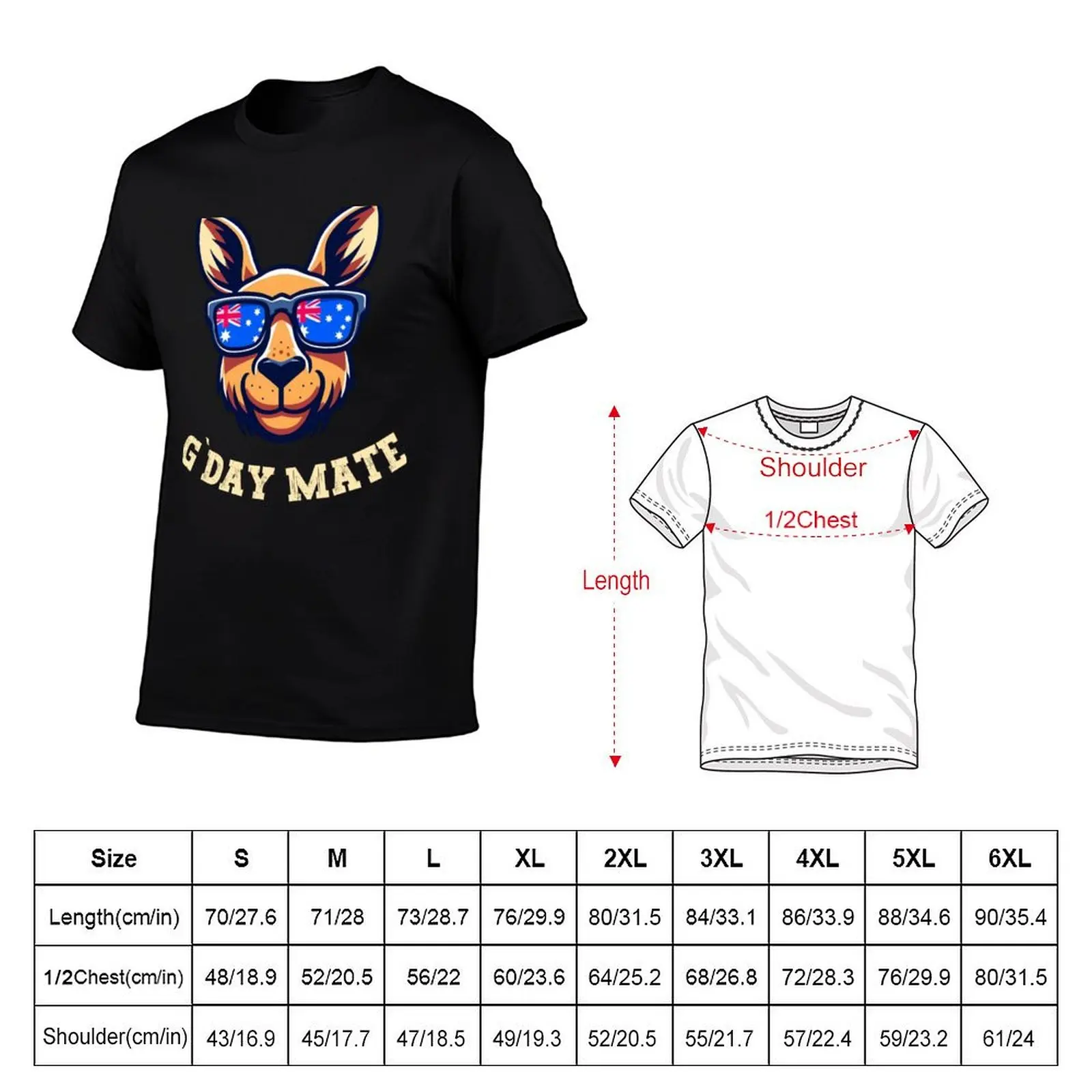 g`day mate gday mate T-Shirt Fitness Quick Dry Short Sleeve Top