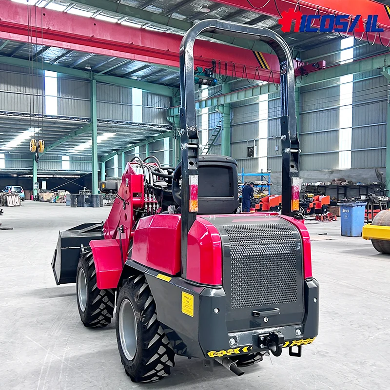 

1 Ton Four-wheel Drive Articulated 1.5 Ton Front End Compact Wheel Telescopic Wheel Boom Arm Loader Price