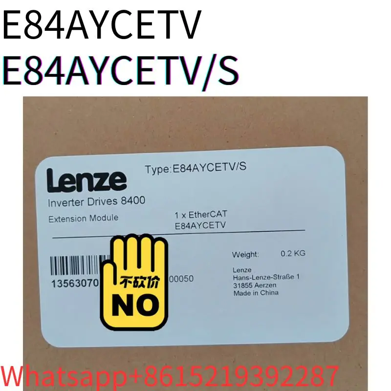 

Brand New Original E84AYCETV/S EtherCAT communication module E84AYCETV