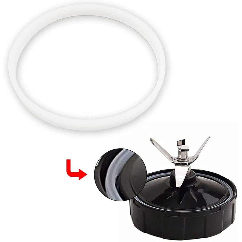 B69C 6 Pack Rubber Gaskets Replacement Seal White O-Ring For Ninja Juicer Blender Cups Replacement Parts Seals BL770
