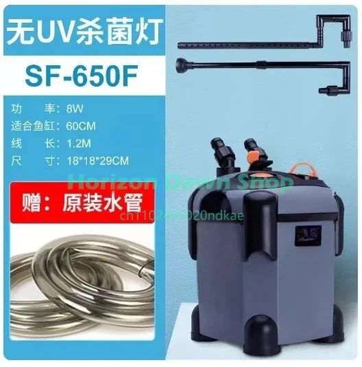 3-in-1 Filter Circulation System for Large Fish Tanks - Quiet External Filter Canister with Circulation Pump