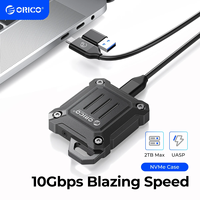 ORICO 2230 SSD Enclosure M.2 NVMe SSD Enclosure USB 3.2 Gen 2 10Gbps NVME PCI-E M-Key 2230mm External SSD Drive Enclosure