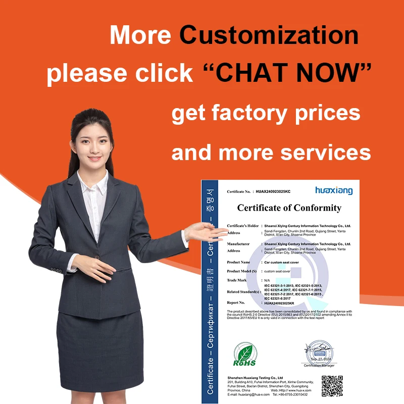 Custom Made for Car Accessories Seat Covers for 5 Seats Luxury Leather Fit for CRV Accord HRV HR-V Hilux Aygo Yaris