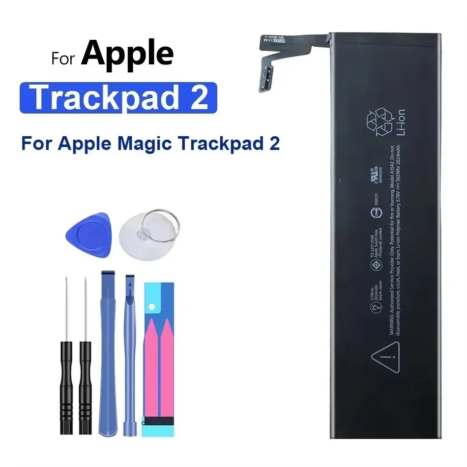 

Портативная перезаряжаемая батарея Trackpad2 2024 мАч для Apple Magic Trackpad 2 A1542 020-8446, сменные батареи для сенсорной панели