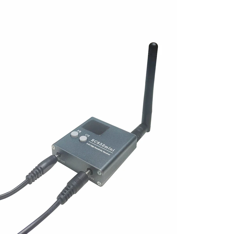 RC832 Mini Hoge Gevoeligheid Ontvanger / TS-5W 4.9G-5.8G 56CH Zender Breedband FM Moduleert Audio Video Met A/V Voor FPV Drone
