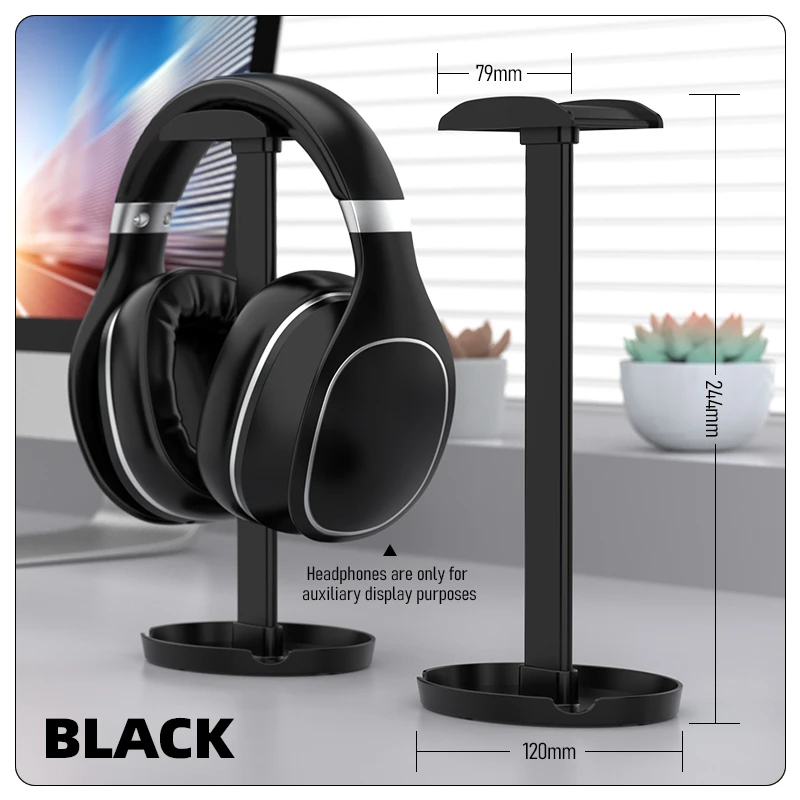 Z2 Universal Headphone Stand Portable Gaming Earphone Holder Rack Desktop Organizer Headset Display Bracket Untuk AirPods