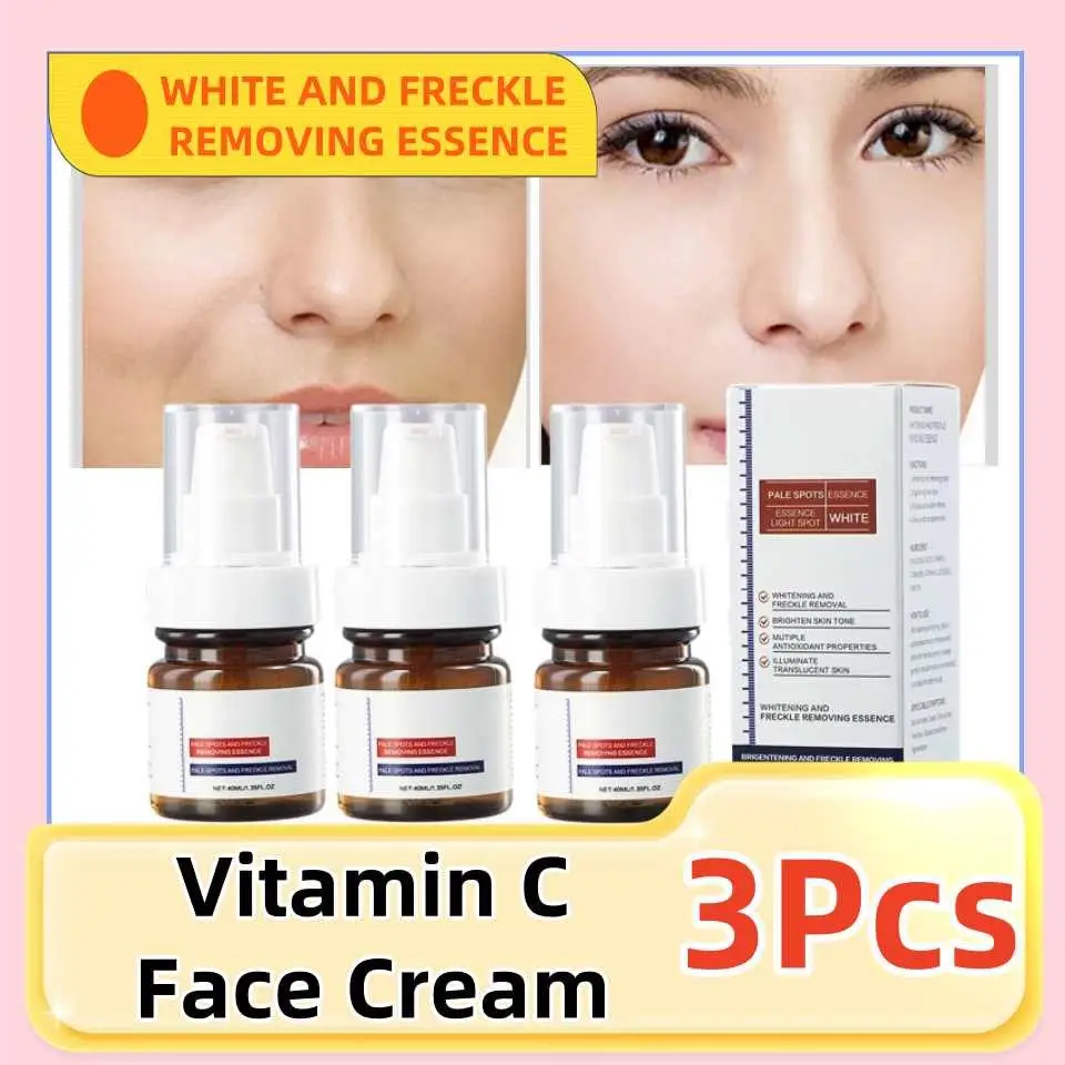 3Pcs Vitamin C for Face Cream Firming Facial Cream Pigments Dark Spots Relieve Lightening Skin Care Products