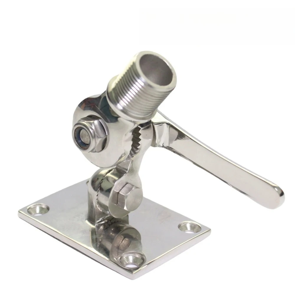 support-d'antenne-a-montage-sur-base-reglable-avec-reglage-double-axe-de-92-mm