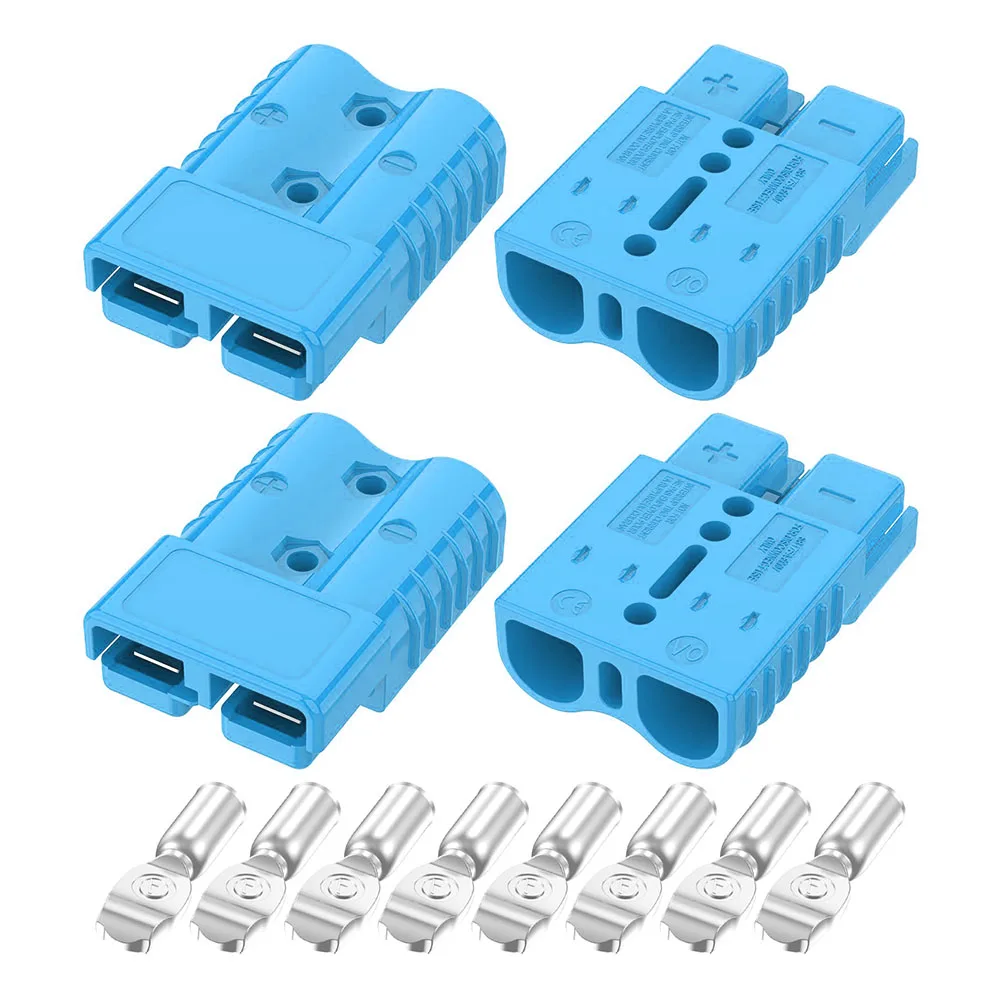 RV Quick Disconnect 120A Connector RV Battery Swaps Vibration-resistant Design Over 10000 Insertions Battery Connector