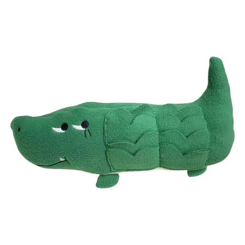 

Crocodile Treat Dispenser Snuffle Toy Squeaky Crinkle Sniffing Toy For Boredom Killing & Stimulation Pet Hide Food Sniffing Toy