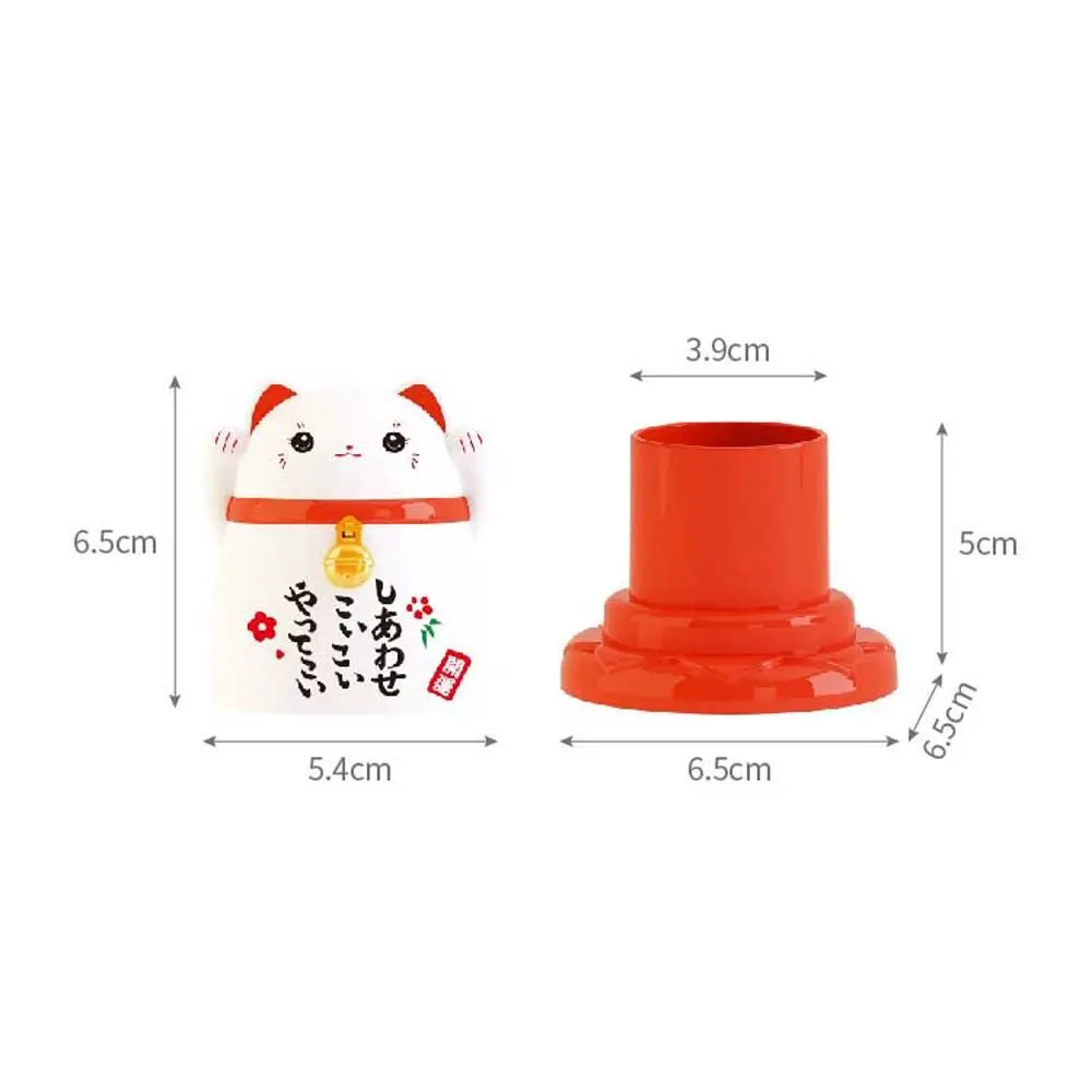 Lovely Lucky Cat Toothpick Container High Quality ABS Toothpick Box Household Toothpick Dispenser Box For Living Room