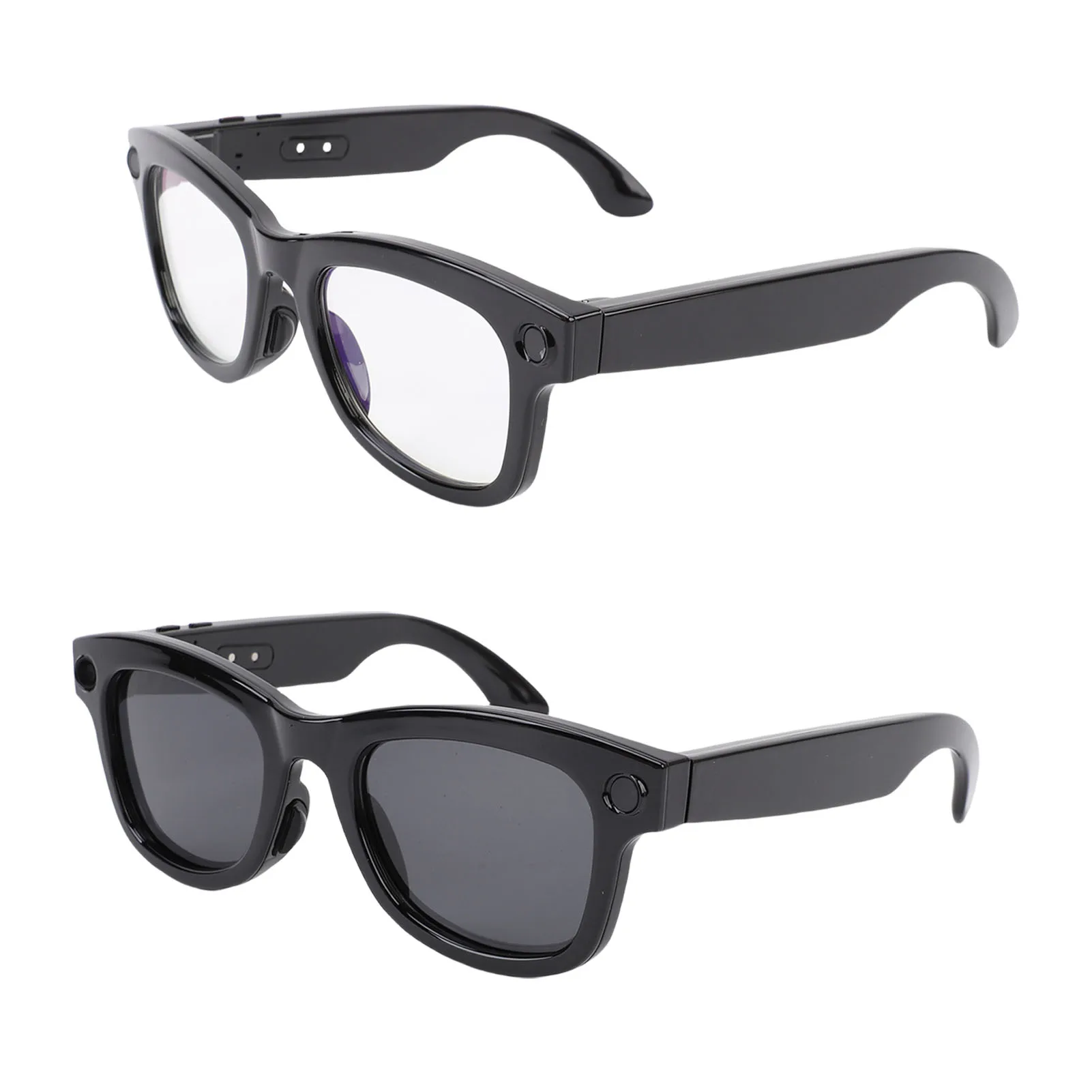 نظارات الكاميرا الذكية المحمولة 5MP 1080P HD نظارات الكاميرا 26 لغة ترجمة تشغيل الموسيقى المكالمات الهاتفية AI النظارات الذكية