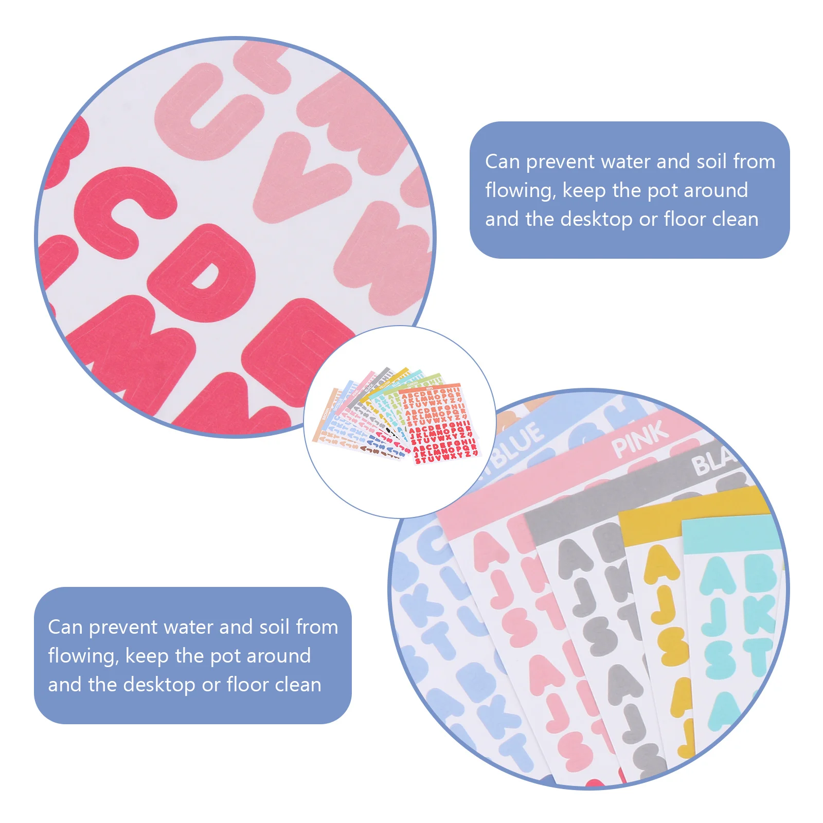 

16 Sheets Colorful Letter Stickers Self Adhesive Alphabet Decals for Scrapbook Craft Diary Gift Tags DIY Decorative Stickers