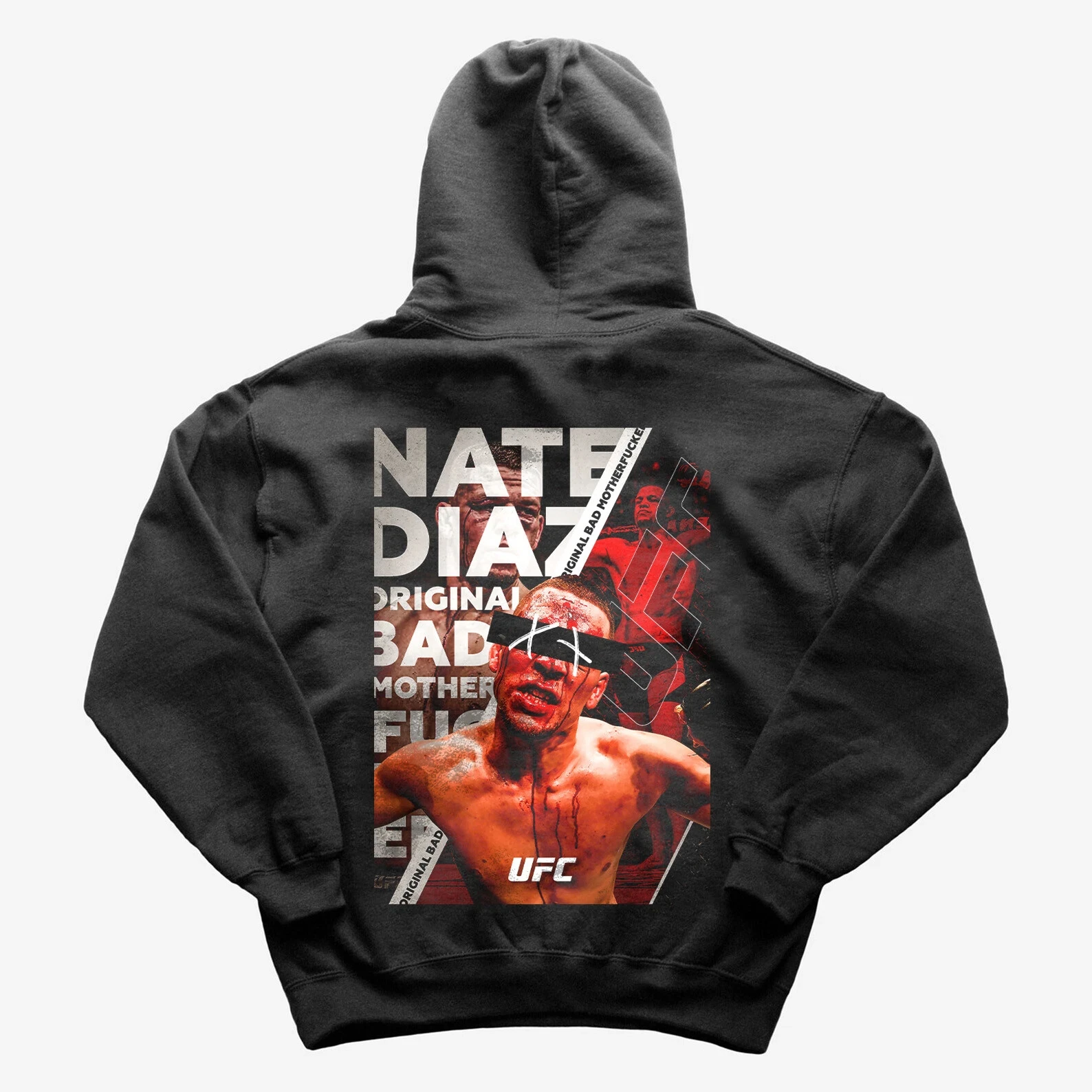 

Осень/зима 2026, UFC Nate Diaz, боевая толстовка с рисунком, женская модная свободная повседневная хлопковая теплая толстовка, пальто унисекс