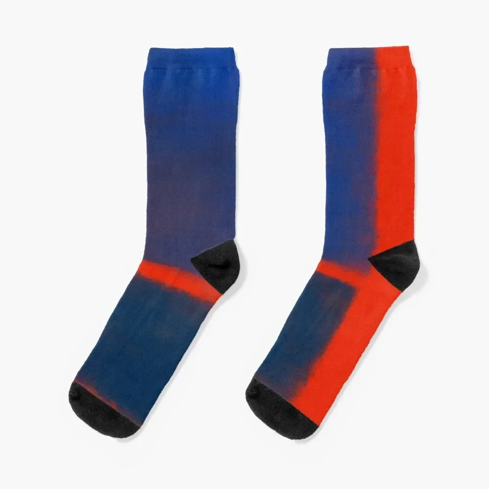 Rothko Inspired #7 Socks Wholesale aesthetic sports stockings snow Socks Woman Men's