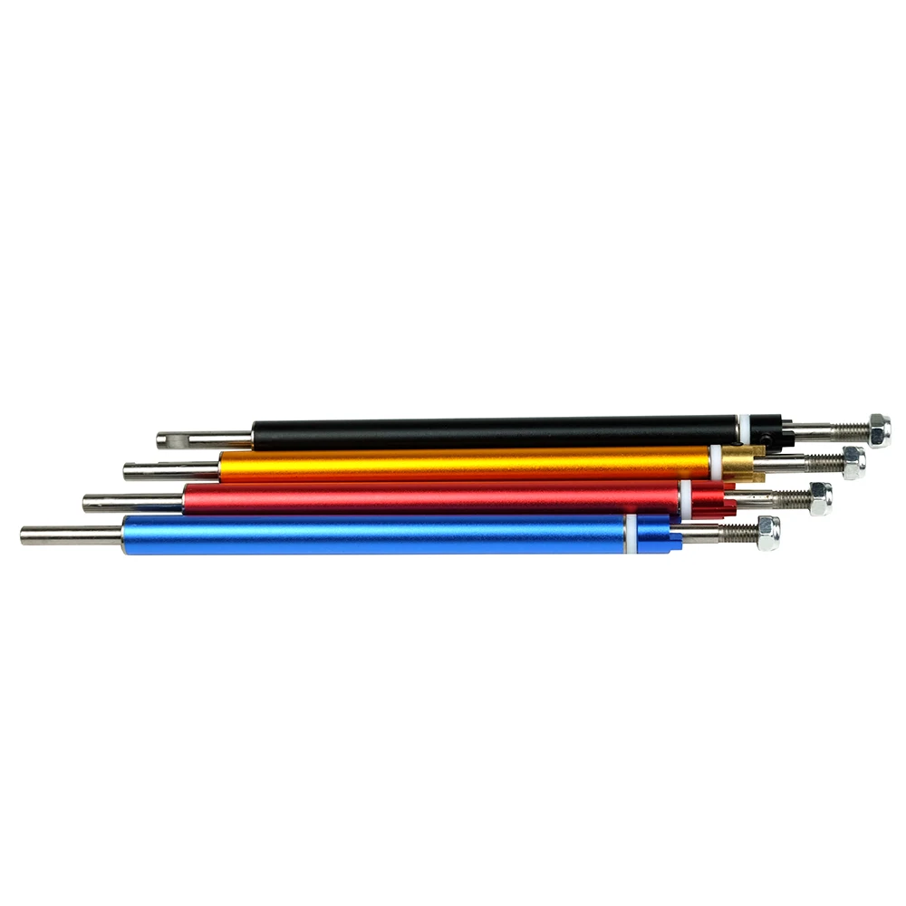 Colorful High Precision 4mm Stainless Steel Marine Boat Motor Prop Shafts +Shaft Sleeve Tuber Set  for RC Boat