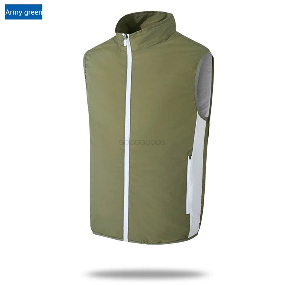 Imagem -04 - Summer Cooling Vest para Homens e Mulheres Alta Temperatura ao ar Livre Roupas de Trabalho Caminhadas Pesca Camping ar Condicionado Ventilador