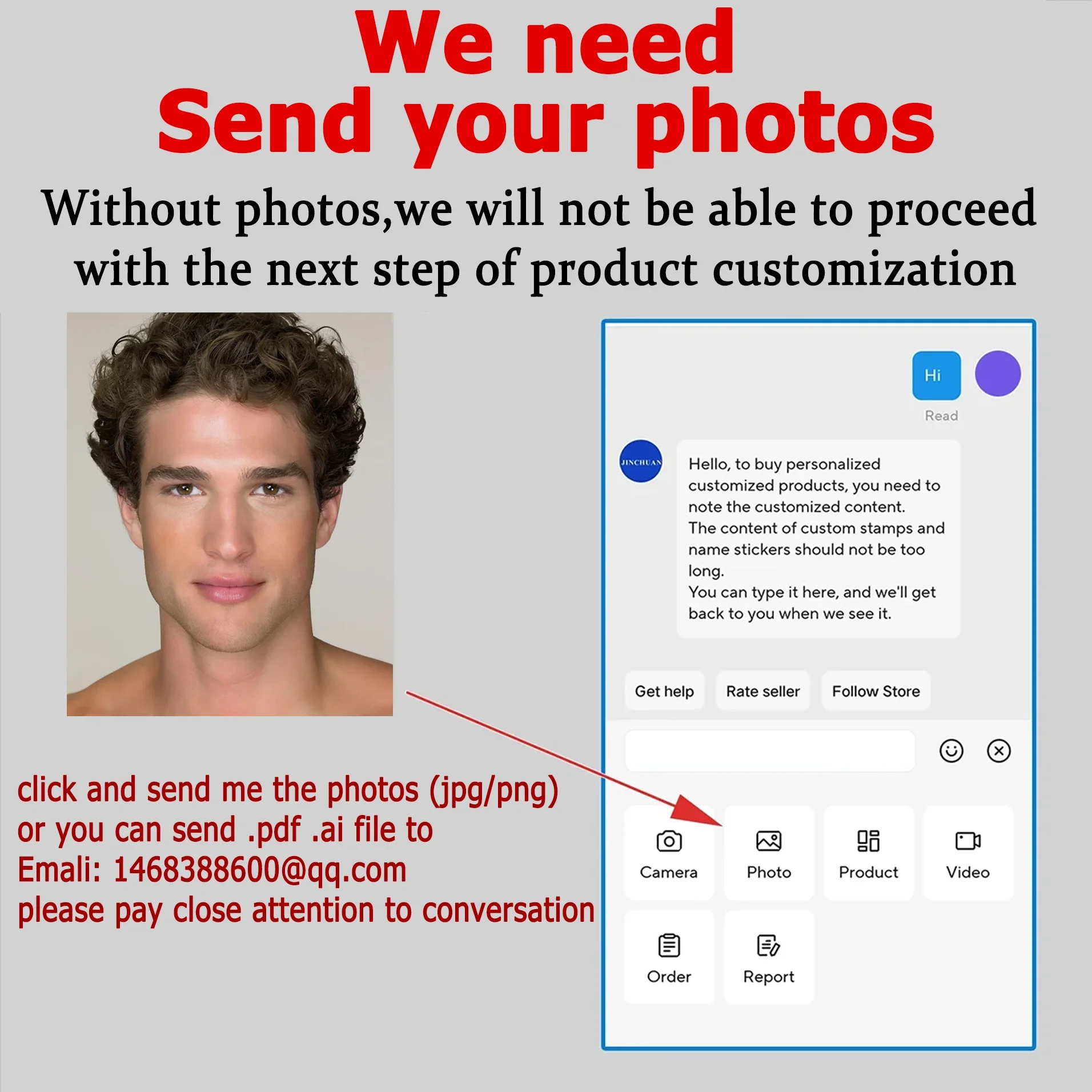 Custom Face Stickers from Photos - Personalized Gift for Friends/Family/Couples - Fun DIY Photo Cutout Decals (Birthdays/Parties