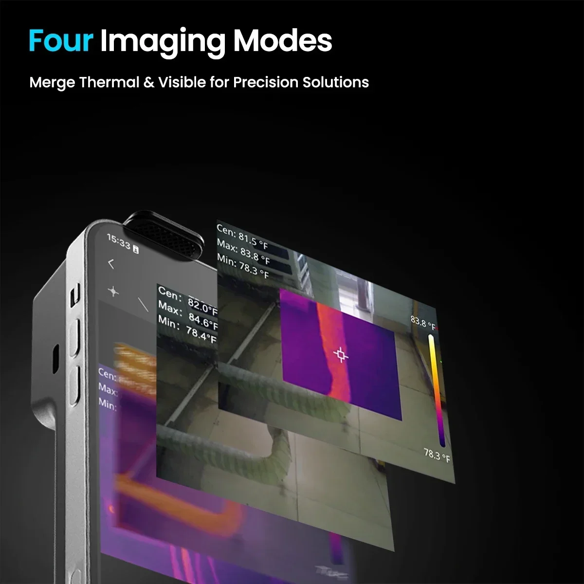 

Mileseey TP2 Plus Industrial Thermal Imager Camera High-Temperature Instrument For Efficient Troubleshooting HOT SALES