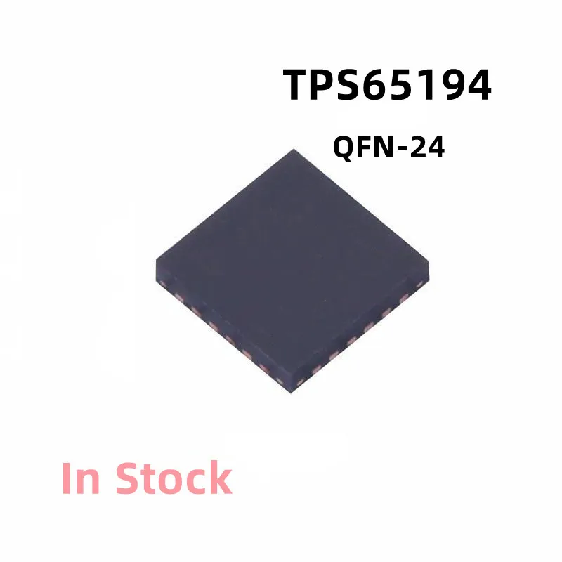 10PCS/LOT  TPS65194 TPS65194RGER QFN-24 LCD chip  In Stock