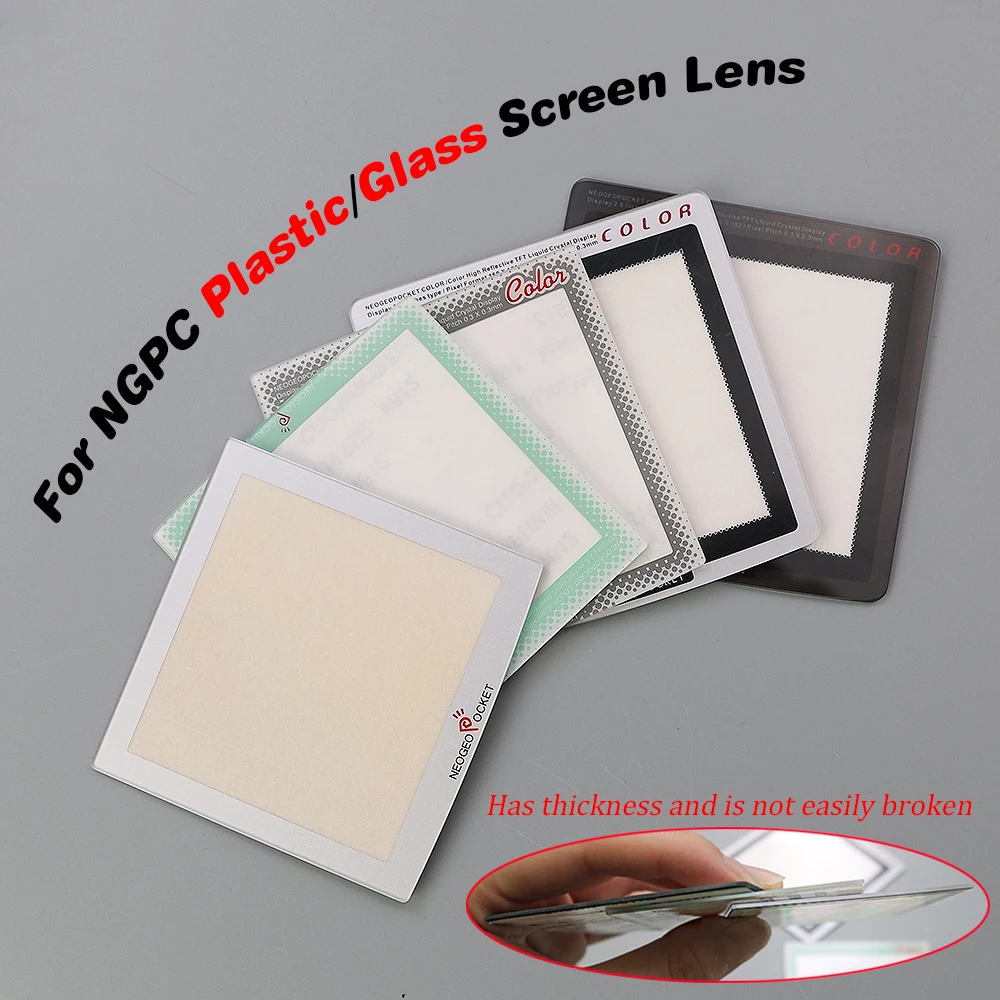 1Pcs For NGPC Plastic/Glass Screen Lens & Polarized Polarizer Filter Film Sheet For NeoGeo Pocket Backlit Screen Modify Kit