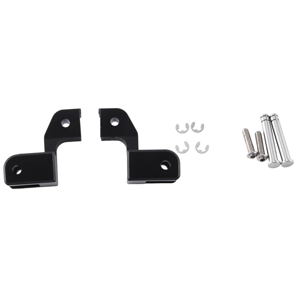 

Motorcycle Passenger Footrest Lowering Rider Footpeg Lowering Kit for RA1250 PA1250 Pan America 1250 S Special(Black)