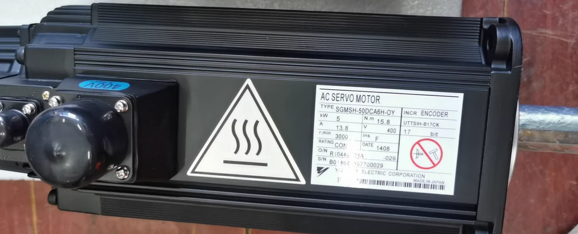Original Genuine，SGMSH-50DCA6H-OY Brand new Servo Motor，SGMSH 50DCA6H OY，Fast shipping