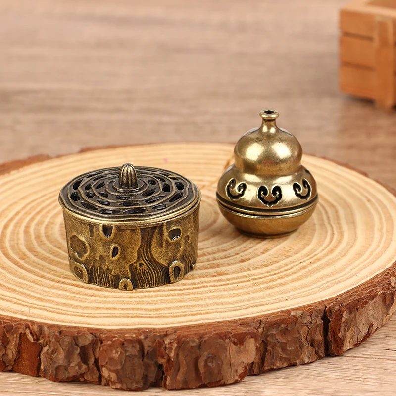 Buddhist Utensils Incense Burner Incense Censer Alloy Sandalwood House Furnishings Home Office Decoration