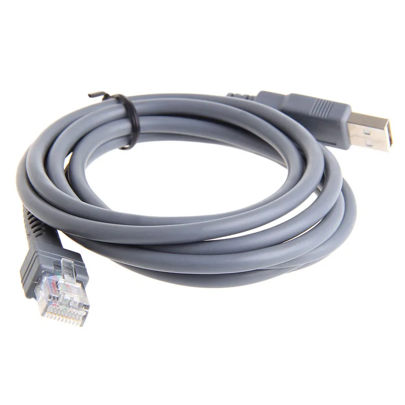 USB Cable for LS2208 Series Handheld Scanner Gray LS1203 LS2208 LS4008I LS4208 LS3008 LS3408 LS4278 CBA-U01-S07ZAR