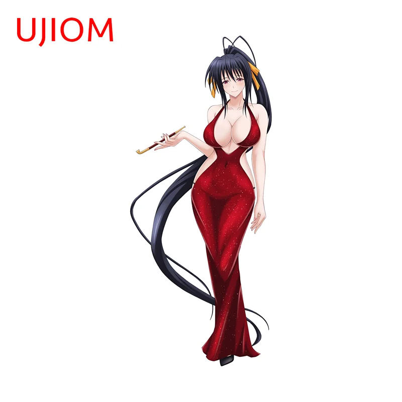 UJIOM Sexy Pretty Himejima Akeno Wall Sticker Enchanting Fashionable Scratch Proof Edgy Decal Suitable For Trunk Wardrobe Decor