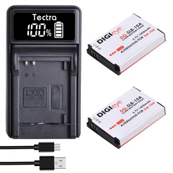 SLB-10A Batteries/ Charger for Samsung ES55 EX2 WB150F WB350F WB500 WB550 WB800F WB1100F WB2100 HMX-U100 HMX-U100UN