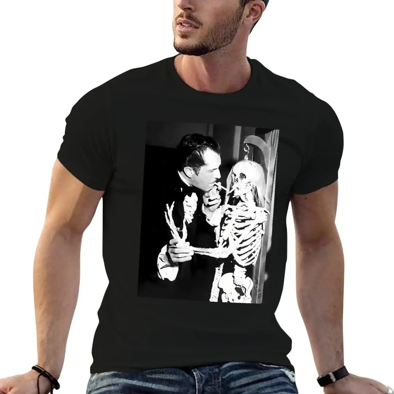 

Vincent Price T-Shirt blue archive valentines clothes men clothing