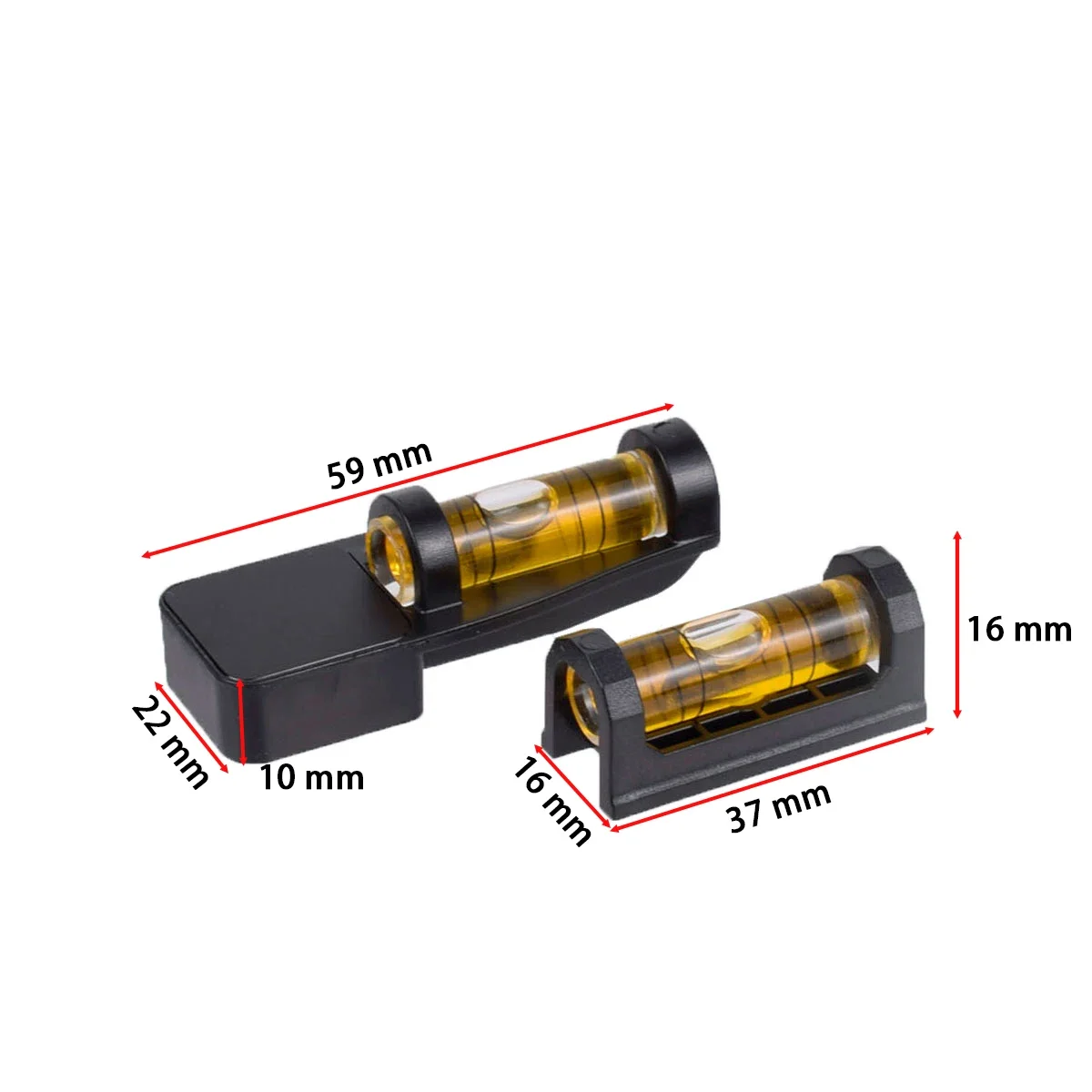 2 個の戦術的な磁気玩具銃器技師バブルレベルスコープ取り付けレベリングツール磁気ベースアダプター付きライフルスコープアクセサリー