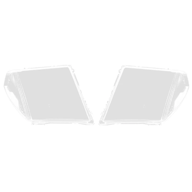 1 Pair L&R Headlight Shell Lamp Shade Transparent Lens Cover Headlight Cover For Nissan Navara D40 2005-2015 Parts