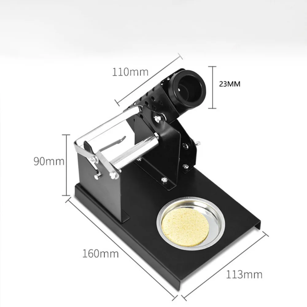 Heat-Resistant Soldering Iron Stand Metal Universal Electronics Soldering Tool Stable Base Soldering Iron Holder