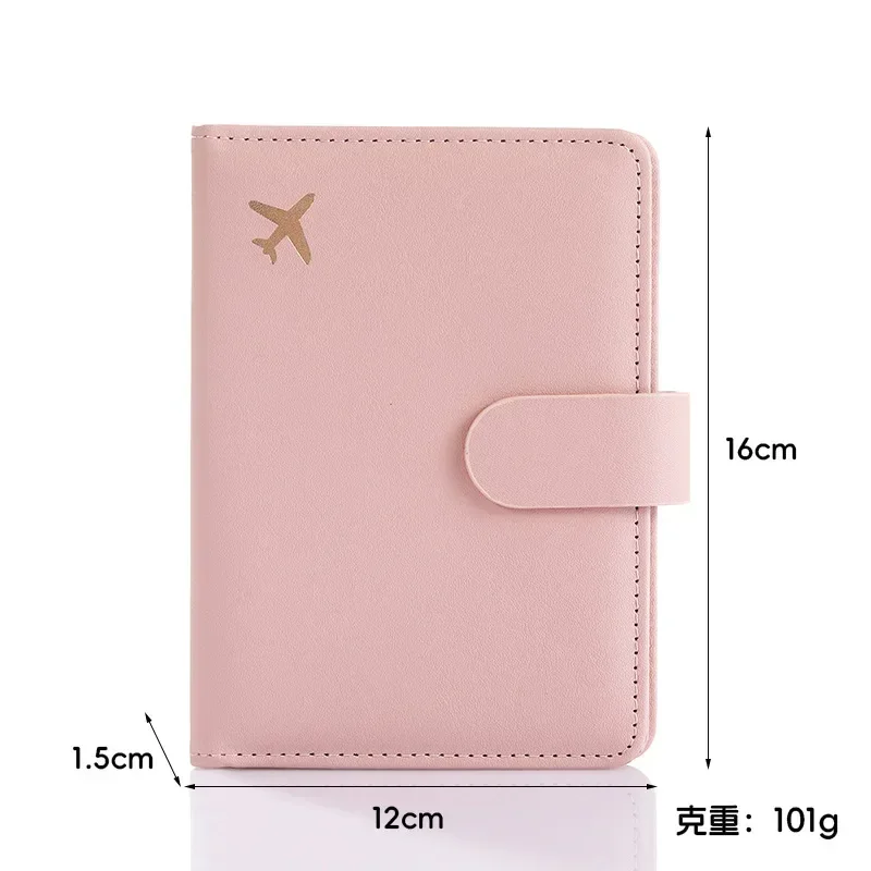 Multi functional passport package multi-layer card protection cover portable airplane ticket certificate package passport clip