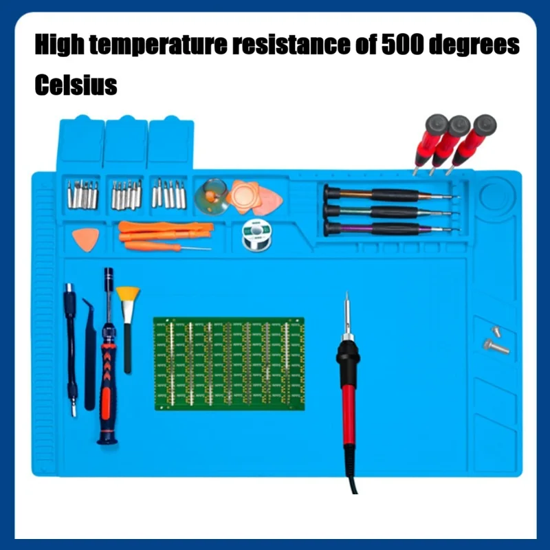 

Mobile phone computer maintenance silicone pad high temperature resistant anti-static Hot air gun mat