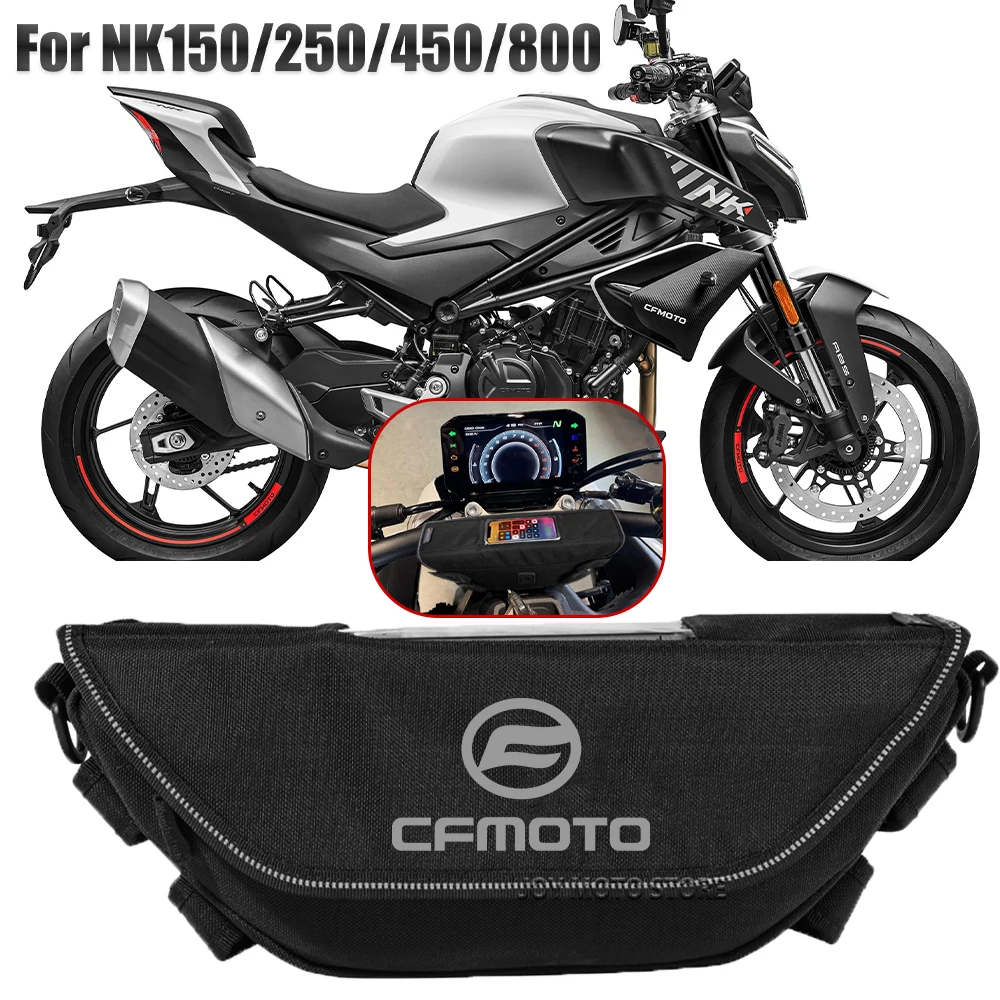 

For CFMOTO cfmoto NK nk150 250 450 800 Motorcycle accessories tools bag Waterproof And Dustproof Convenient travel handlebar bag