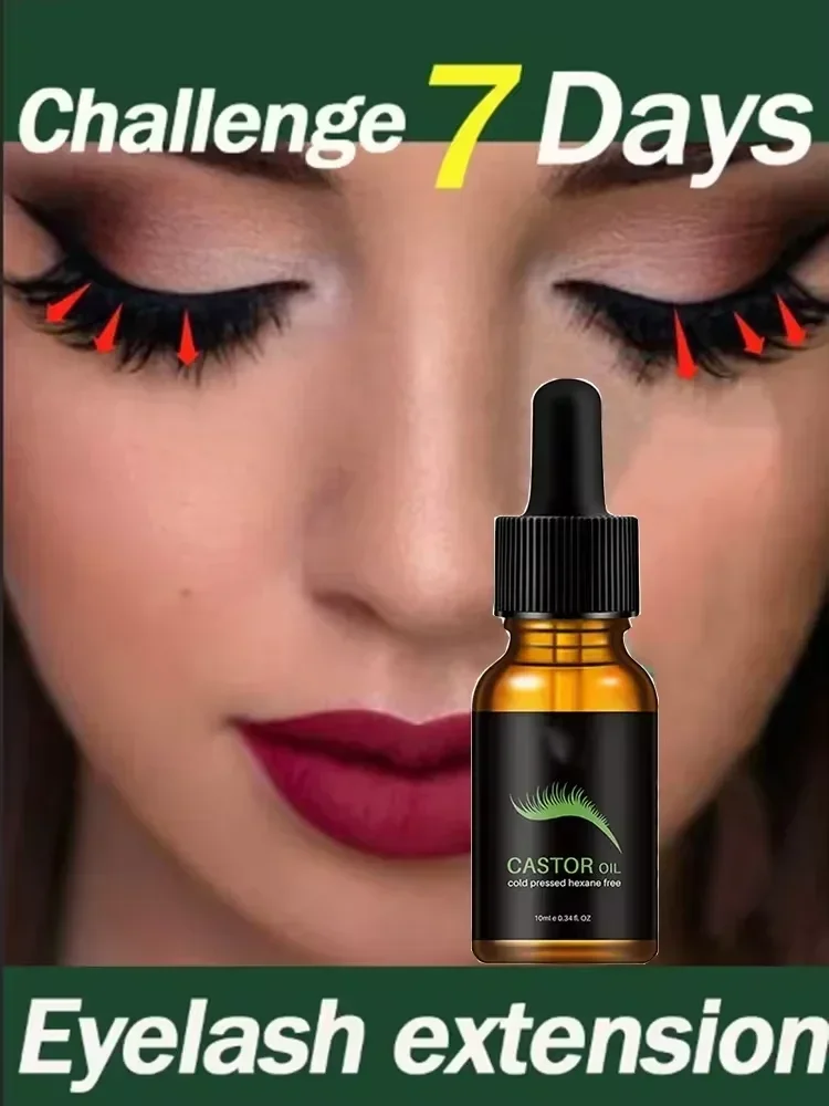 Sérum de croissance rapide des cils, rehausseur de cils naturel, plus long et plus complet, traitement des cils frisés, produits de soins pour les yeux, maquillage, 7 jours