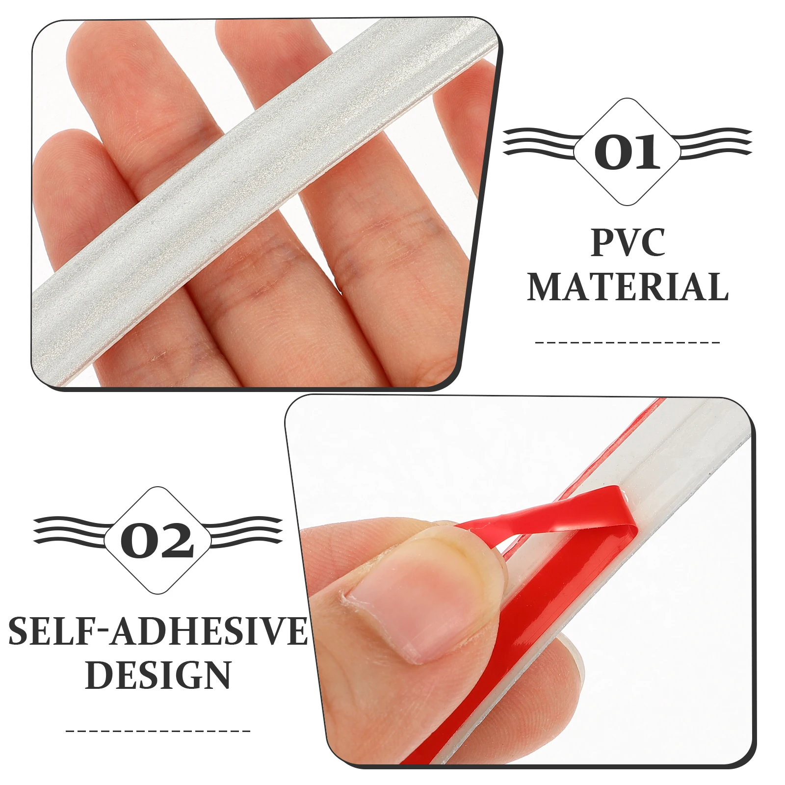 

1 Roll Flexible Self-Adhesive Wall Corner Trim For Kitchen Bathroom Decor Peel Stick Trim For Tile Edge Peel Stick Molding
