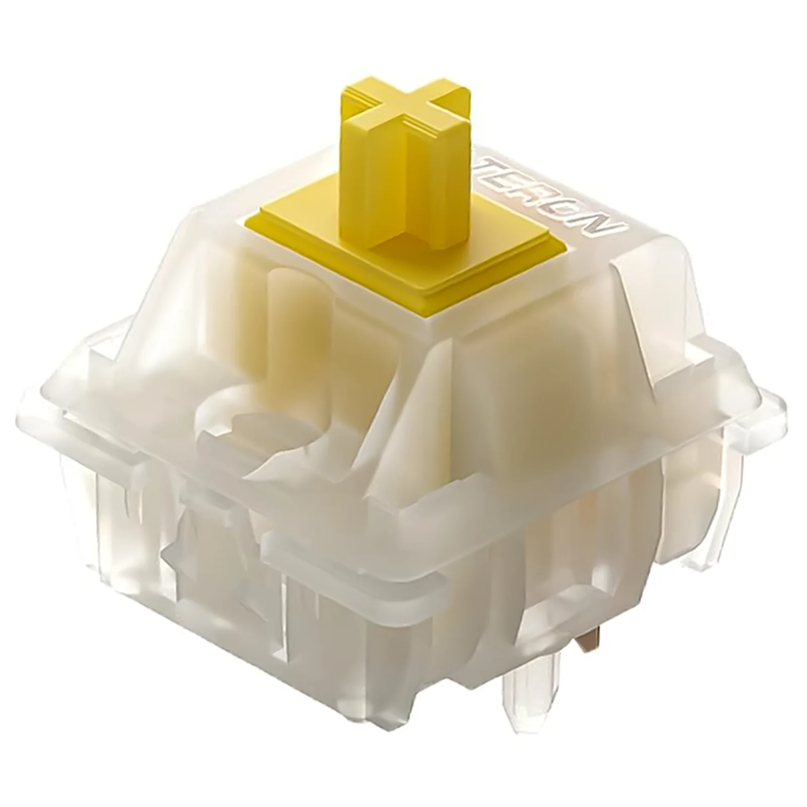 

Gateron Milky Yellow Pro V2 Switches for MX Mechanical Keyboard,5-Pin 50gf Linear/Pre-Lubed Switches