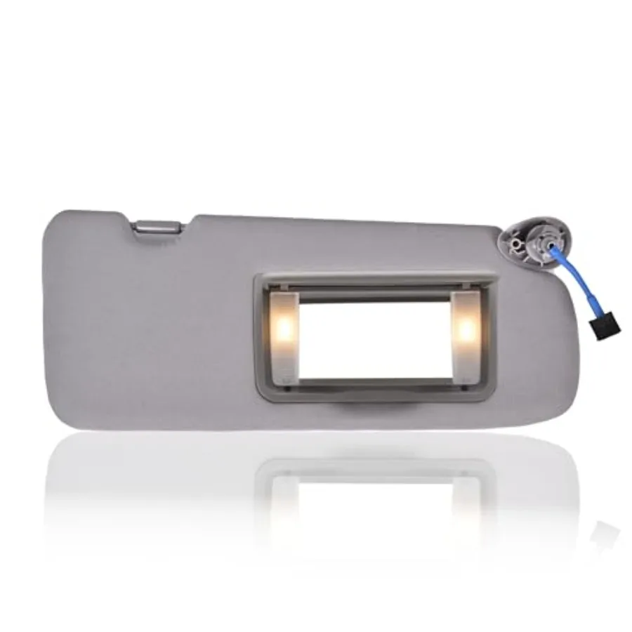 

Passenger Side Sun Visor Compatible with 2017 2018 2019 2020 2021 2022 Honda CRV CR-V with Mirror and Light Replaces OE 83230TL