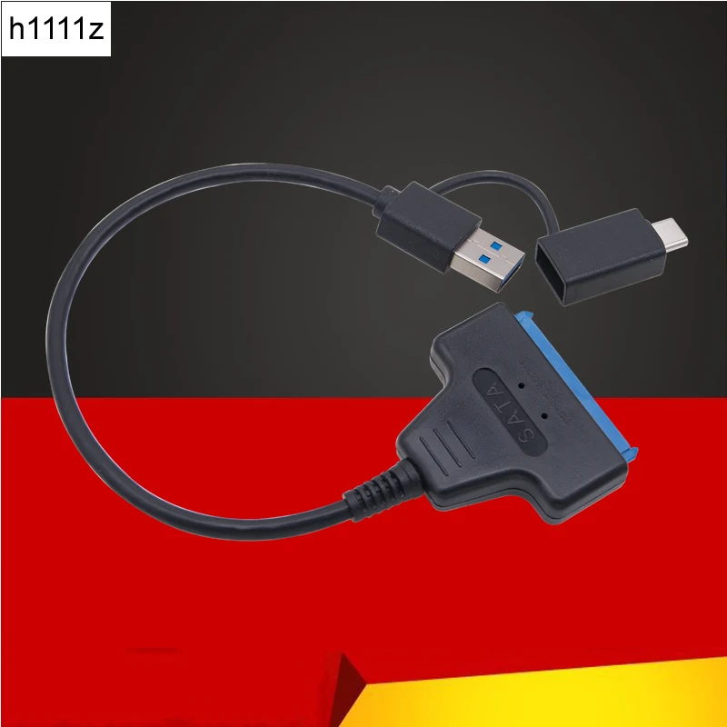 

Кабель USB 2,5 SATA3, адаптер кабеля SATA к фотоинтернету/C, до 6 Гбит/с, поддержка дюйма, внешний SSD HDD, жесткий диск, кабель 22Pin Sata III